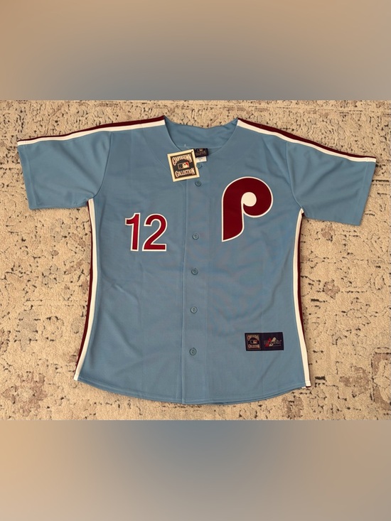 Majestic Other - Majestic Authentic Phillies Kyle Schwarber Cooperstown Baseball Jersey Men’s L